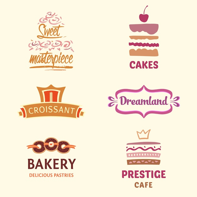 bakery logo collection