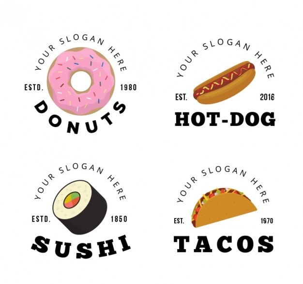 food truck logo templates